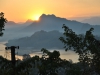 Phu Si in der abendlichen Dämmerung Phu Si in der abendlichen Dämmerung