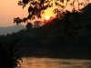 Sonnenuntergang am Mekong, Luang Prabang Sonnenuntergang am Mekong, Luang Prabang