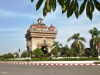 Der Triumphbogen Patuxai in Vientiane Der Triumphbogen Patuxai in Vientiane