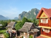 Laos - blauer Himmel über Vang Vieng Laos - blauer Himmel über Vang Vieng