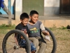 Laotische Kinder am Ufer des Mekong Laotische Kinder am Ufer des Mekong