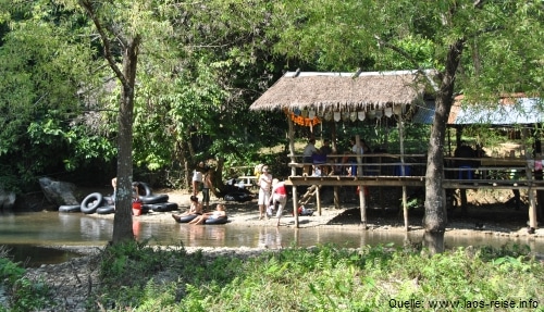 Tubing in Vang Vieng - ein Muss Tubing in Vang Vieng - ein Muss