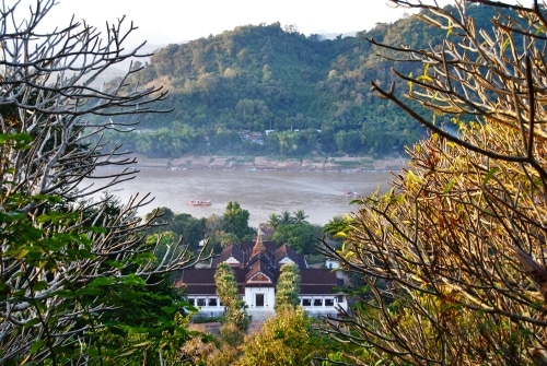 Blick von Phu Si auf Luang Prabang Blick von Phu Si auf Luang Prabang