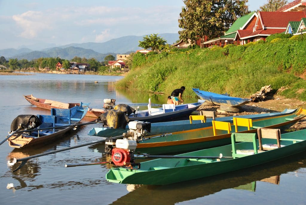 Luang Prabang ist malerisch am Mekong gelegen