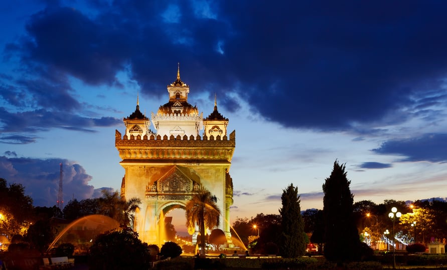 Pattuxai in Vientiane
